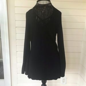 Free People Black Tunic Shirt Small EUC